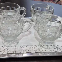 عتیقه قدیمی بسیار کریستال خاص برش دار