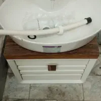 روشویی چوبی نو