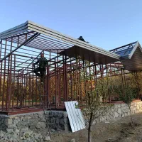 آلاچیق  شیروانی سقف سوله  فلاشینگ