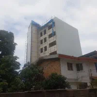 معماری ساختمون دیوار چینی سیا سفید کاشی سرامیک سنگ