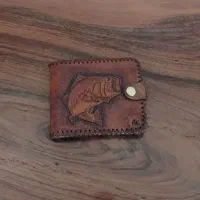 کیف جیبی قلم زنی شده برروی چرم طبیعی (صنایع دستی)