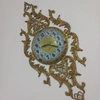 ساعت برنجی|ساعت دیواری و تزئینی|محمدیه-قزوین, |دیوار