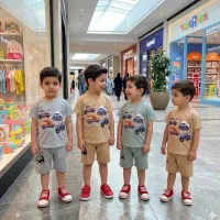 تولیدی عمده تهرانی فر- تیشرت شورت اسپان چاپی