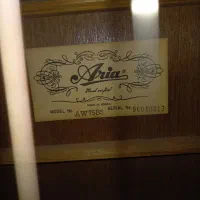 گیتار Aria aw75bs|گیتار، بیس، امپلیفایر|رشت, دیلمان|دیوار