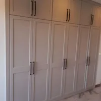 کابینت .کمد دیواری نئوکلاسیک روکش چوب .انزو ،حصیری|جاکفشی، کمد، دراور|بیرجند, |دیوار