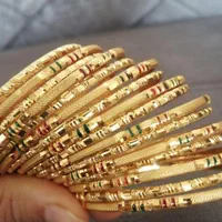 النگو اماراتی طرح طلا کاملا رنگ ثابت