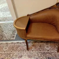 میز تلفن چوبی