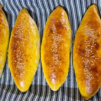 پیتزا ساندویچ خونگی بزرگ پر و پیمون