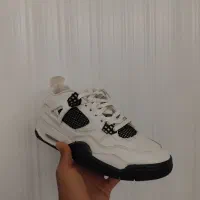کفش Jordan 4 سفید ، مشکی