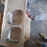 دو عدد سینک دوقلو تو کار|مصالح و تجهیزات ساختمان|خمین, |دیوار