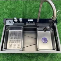 سینک پیانویی شیرالات گاز هود