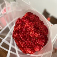 گل رز روبانی ، گل افتابگردون