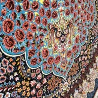 یک عددفرش ارکیده سرمه ای 700شانه.12متری.|فرش|وحیدیه, |دیوار