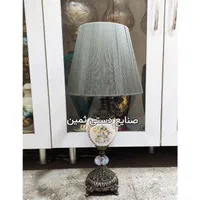 آباژور فرشته سرامیکی پایه برنزی چراغ خواب رومیزی|چراغ خواب و آباژور|تهران, شوش|دیوار