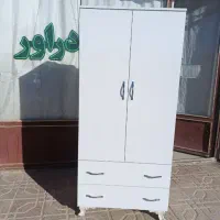 کمد لباس سه درب مدل خطی کرم سنگی با چک 6ماه|جاکفشی، کمد، دراور|زنجان, |دیوار