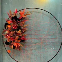 گل آرایی مجالس یلدا عقدماشین دسته گل خنچه هدایا