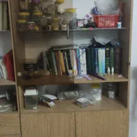 کتابخانه و میز تلویزیون ملامینه|کتابخانه، شلف، قفسه‌های دیواری|مشهد, شهرک مهر آباد|دیوار