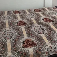 تخت دونفره با دوعدد زیرتختی چوبی