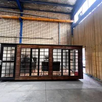 کانکس اداری با لوازم اداری ۳ در ۵ نما چوب|دفتر کار|نیشابور, کریم آباد|دیوار