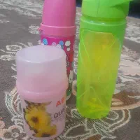 ۳ عدد بطری آب|ظروف نگهدارنده، پلاستیکی، یک‌بارمصرف|قم, قلعه کامکار|دیوار