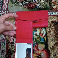 کیف پول و آیینه چرم صنعتی نو