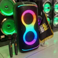 اسپیکر شارژی طرح JBL باند دو میکروفن بیسیم آکبند|سیستم صوتی خانگی|مشهد, سراب|دیوار