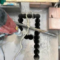 کرگیری،مغزه گیر بتن آزمایشگاه