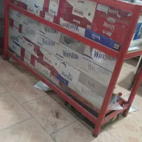 میز فلزی شیشه ای