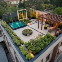 طراحی و اجرای محوطه و روف گاردن|خدمات پیشه و مهارت|بابلسر, |دیوار