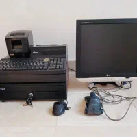 دستگاه بارکد خوان و پرینتر صدور فیش و صندوق فروشگا