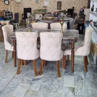 میز ناهار خوری ۶ نفره نهار خوری ۶ نفره چستر|میز و صندلی غذاخوری|کرمانشاه, |دیوار