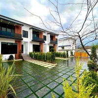 ویلا دوبلکس نما مدرن/خونه‌ای خاص وسط طبیعت شمال