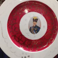 عتیقه بشقاب 26سانتی قدیمی کاره دستگ