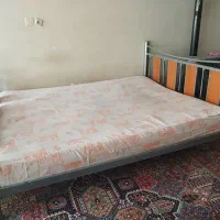 تخت خواب فلزی دو نفره|تخت و سرویس خواب|ایوان, |دیوار