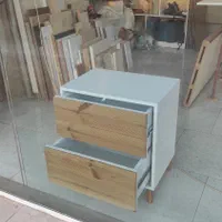 پاتختی دوکشو ،کمد کنار تخت|تخت و سرویس خواب|رشت, پل تالشان|دیوار