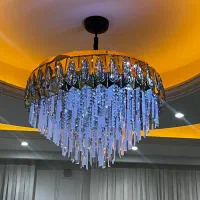 لوستر سه حالته ال ای دی در حد نو|لوستر و چراغ آویز|تهران, بهداشت|دیوار