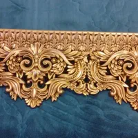 پرده والن دار پارچه ترکیه کتیبه طلای ۳مترو ۴۰س|پرده، رانر، رومیزی|ارومیه, |دیوار