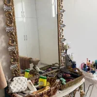 اینه وشمعدان طرح برنز