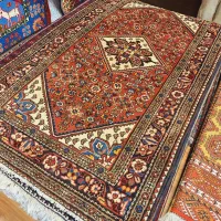 قالیچه دستباف زمینه روناسی همدان|فرش|تهران, اکباتان|دیوار