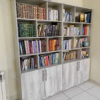 کتابخانه دو تیکه|کتابخانه، شلف، قفسه‌های دیواری|تهران, ابوذر|دیوار