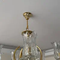 دو عدد لوستر لعاب ثابت و کریستال اصل|لوستر و چراغ آویز|مشهد, عامل|دیوار