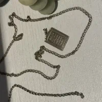 پلاک ون یکاد نقره با زنجیر