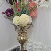 گل و گلدان برنز