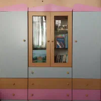 تخت خواب و کمد ۳ تکه