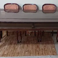 میز نهار خوری ۸ نفره شیشه ای|میز و صندلی غذاخوری|تهران, نیروی دریایی|دیوار