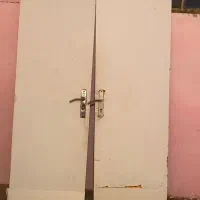 2 عدد درب چوبی سرویس توالت و حمام اچ دی اف دست دوم