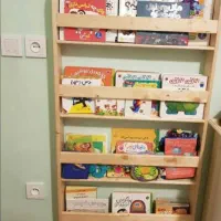 کتابخانه چوبی اتاق