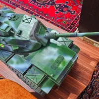 ماکت چوبی تانک نظامی|مجسمه، تندیس، ماکت|قم, نیروگاه|دیوار