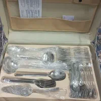 سرویس قاشق و چنگال استیل s.g .18|ظروف سرو و پذیرایی|یزد, |دیوار