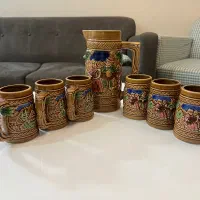 پارچ و لیوان ژاپن قدیمی